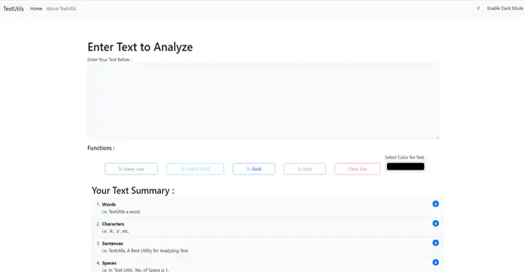 Text Utils project preview