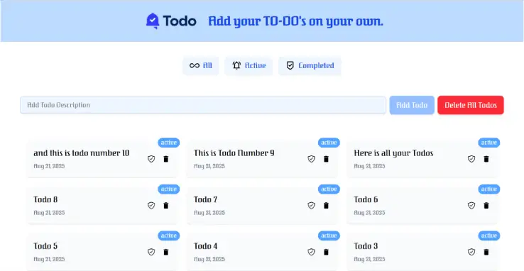 Todo on Your Own Device project preview