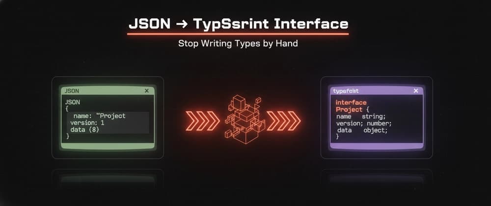 JSON to TypeScript Interface: Stop Writing Types Manually (Use This Free Tool Instead)